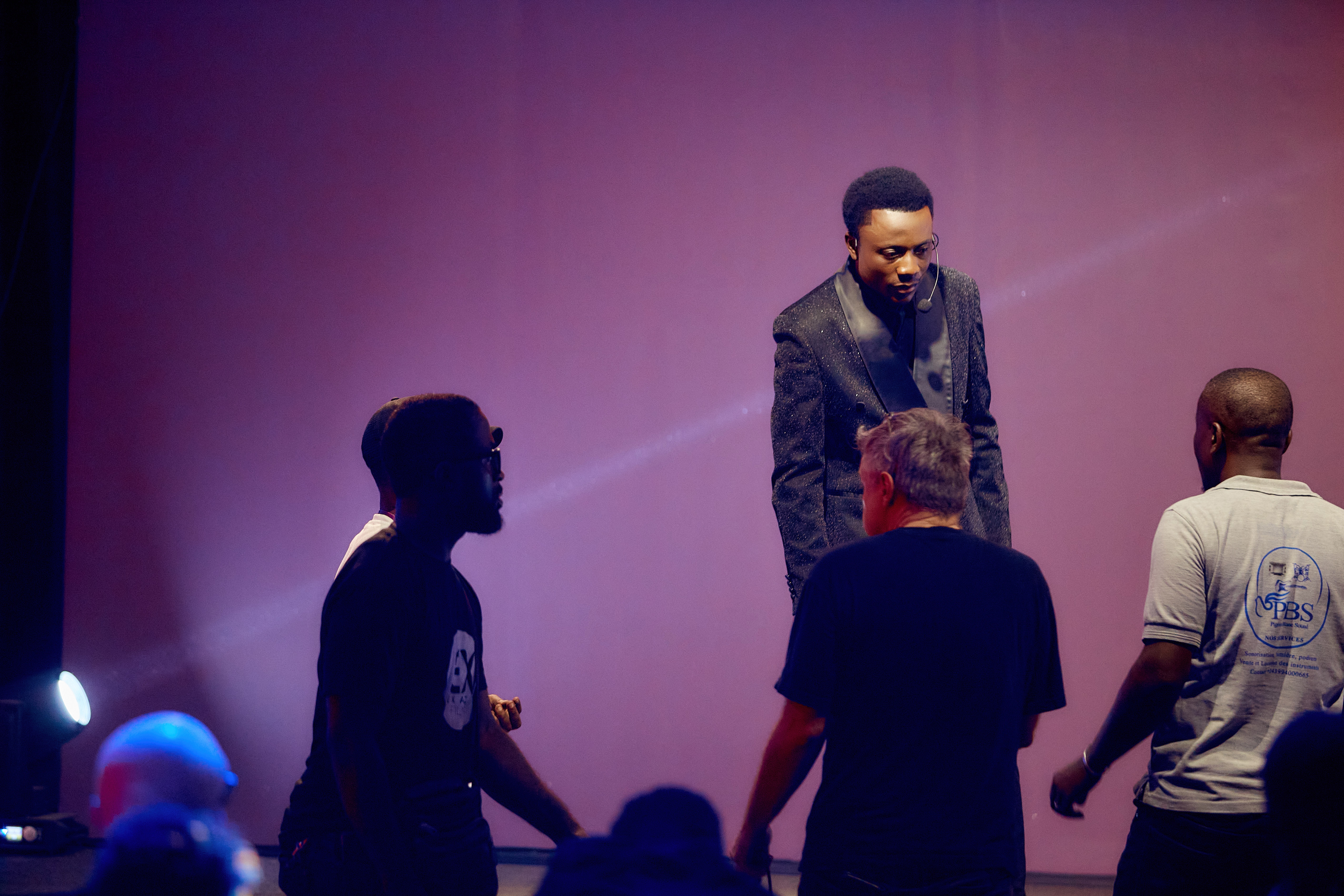 Scène du Goma Rire Festival